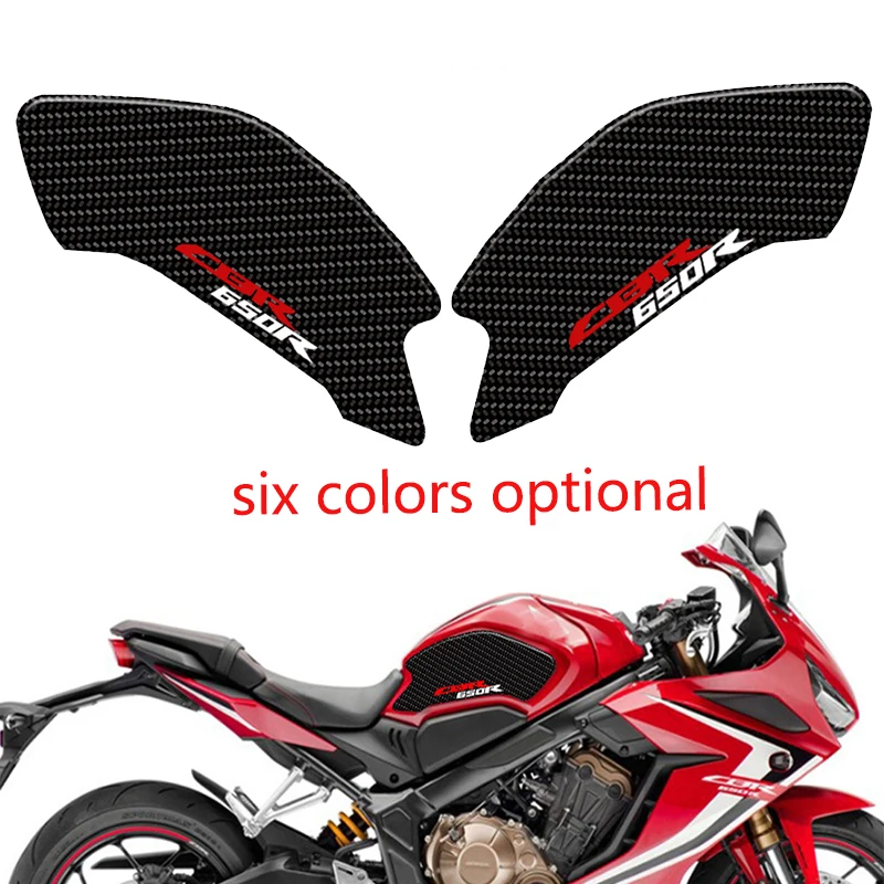 Reflective CBR650R Logo Protector Sticker Motorcycle Fuel Tank Pad Anti slip Stickers Knee Grip Side Decals For Honda CBR 650R