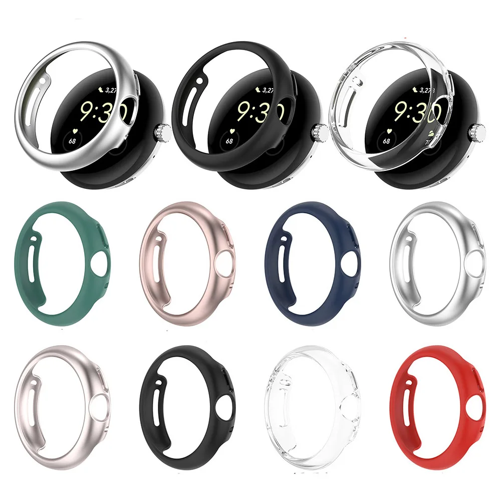 

Hollow PC Protector Case for Google Pixel Watch Cases Cover Frame Bumper