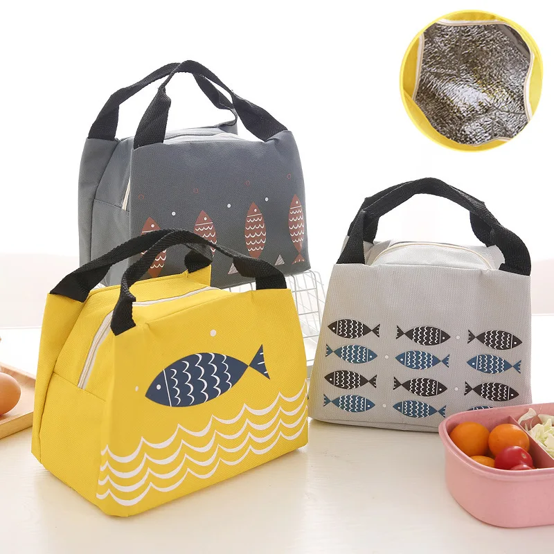 

Portable Lunch Bag Lunch Box Insulation Bag Small Fish Insulated Bag Outdoor Picnic Portable Ice Pack Lunch Bag