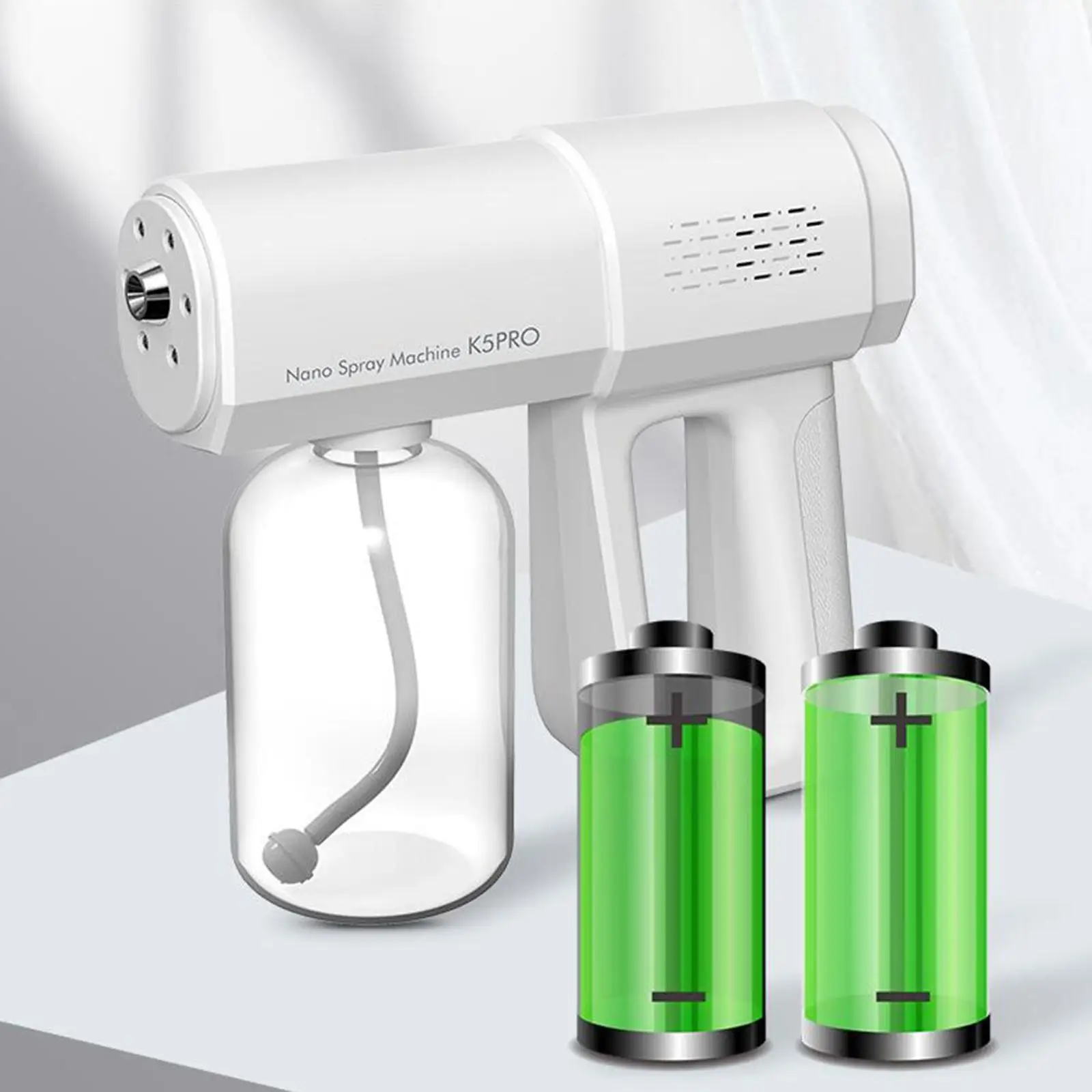 

380ml Nano Sanitizer Spray Fogger Disinfectant Spray Fogging Machine Wireless USB Blue Light Sprayer for Household Hotel Office
