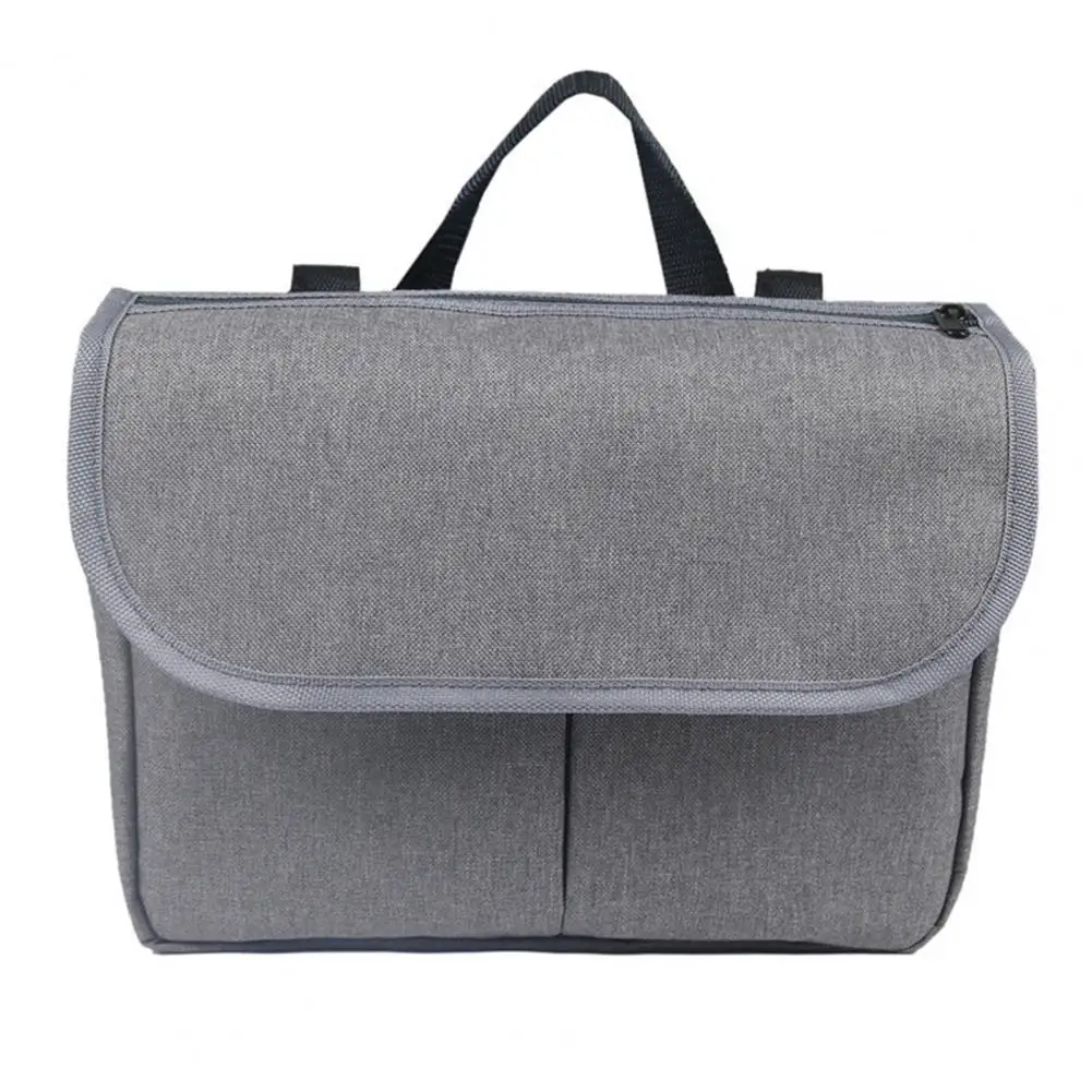

Storage Bag 3 Compartment Large Capacity Waterproof Thick Easy Installation Organizing Oxford Cloth Sturdy Handle Side Wheelchai