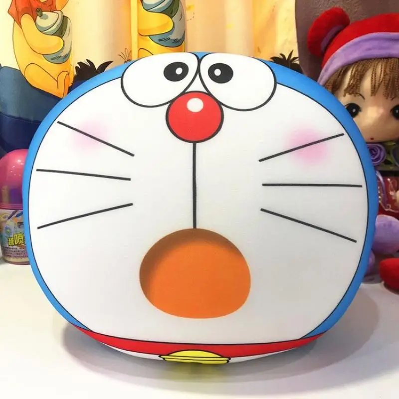 Kawaii аниме супер мягкая подушка в форме Дораэмона с нано-пенопластовыми частицами