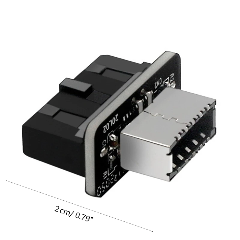 Адаптер RGEEK USB3.0 19P 20P К Вертикальной Установке Типа E, Вращение На 90 Градусов Для Настольных ПК, Компьютерные Аксессуары (art.: 3920ca5bf9d06) - 3920ca5bf9d06