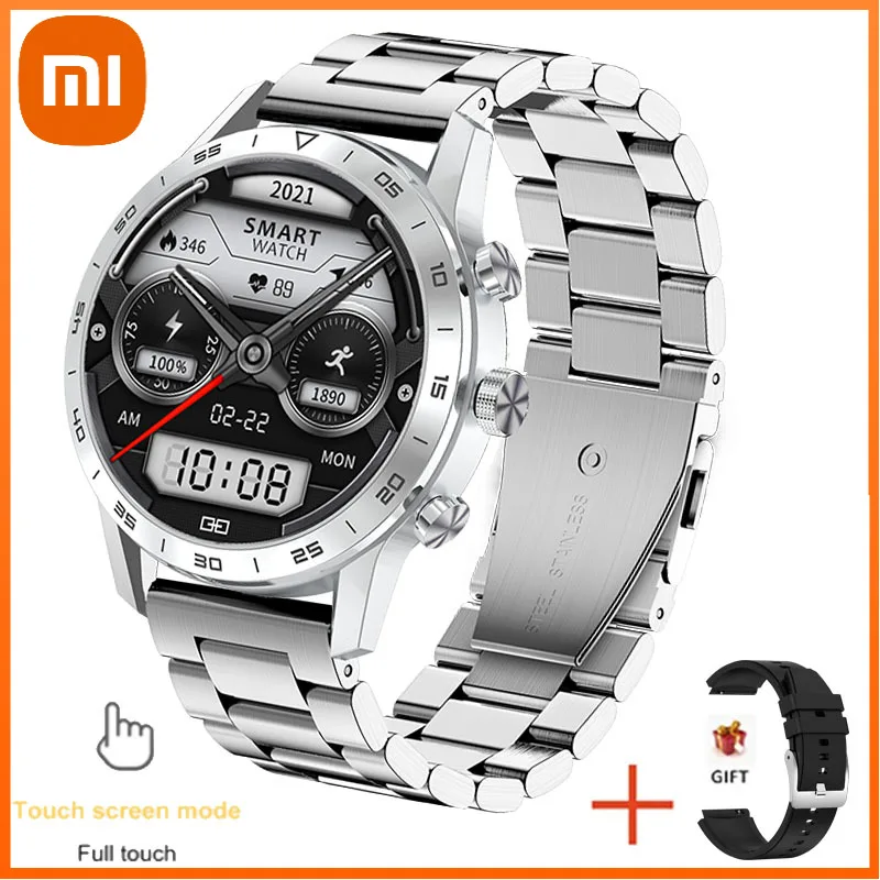 

Смарт-часы Xiaomi мужские с беспроводным зарядным устройством и HD-экраном 454*454