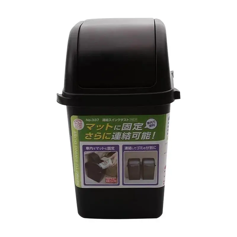 

Car Garbage Can Mini Trash Bin With Lid Garbage Dust Case Storage Leak Proof And Waterproof For Home Cars Trucks Automotives