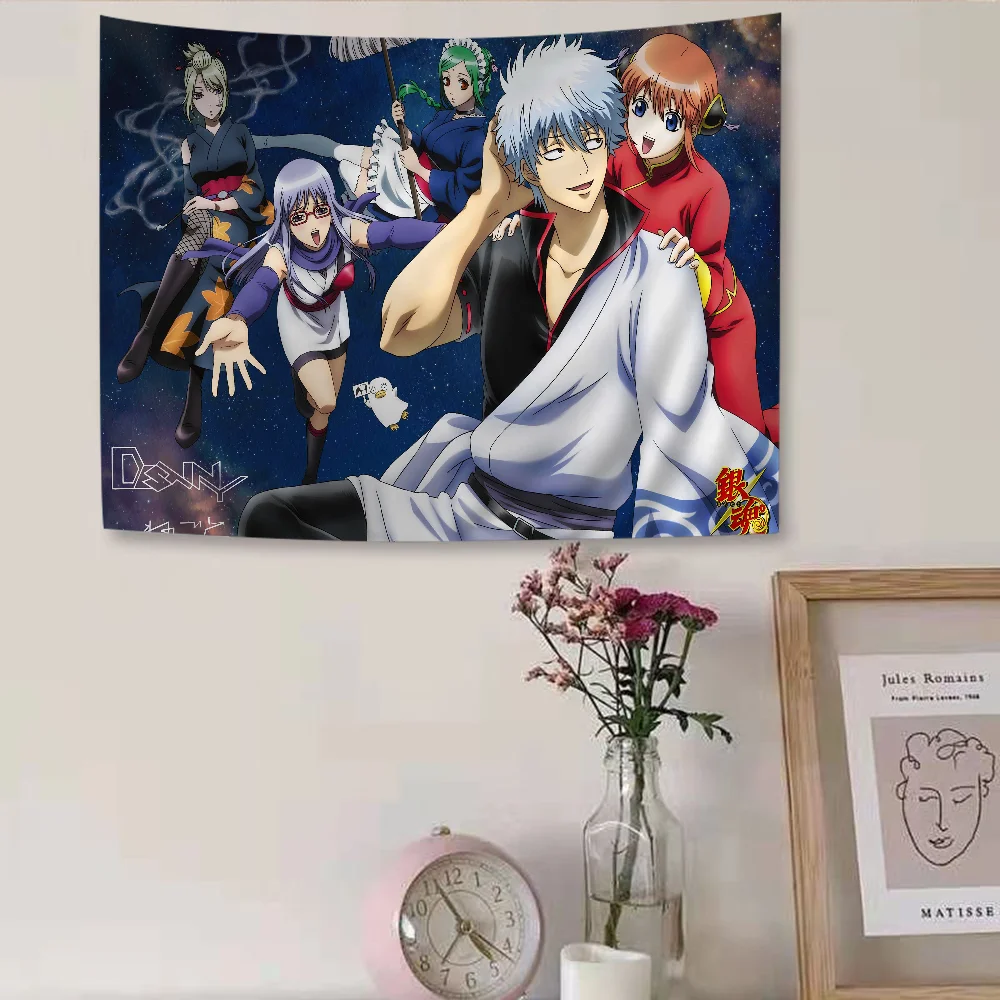 Аниме Гинтама мультфильм гобелен для гостиной домашний декор в общежитии INS