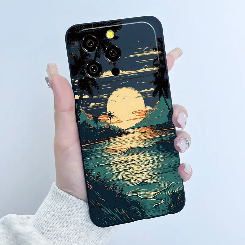 Фото Чехол для телефона Oukitel C17, защитный силиконовый чехол, роскошный, милый, с сердечками, кроликами, забавный мультяшный дизайн, черный, мягкий, из ТПУ, задняя крышка №2