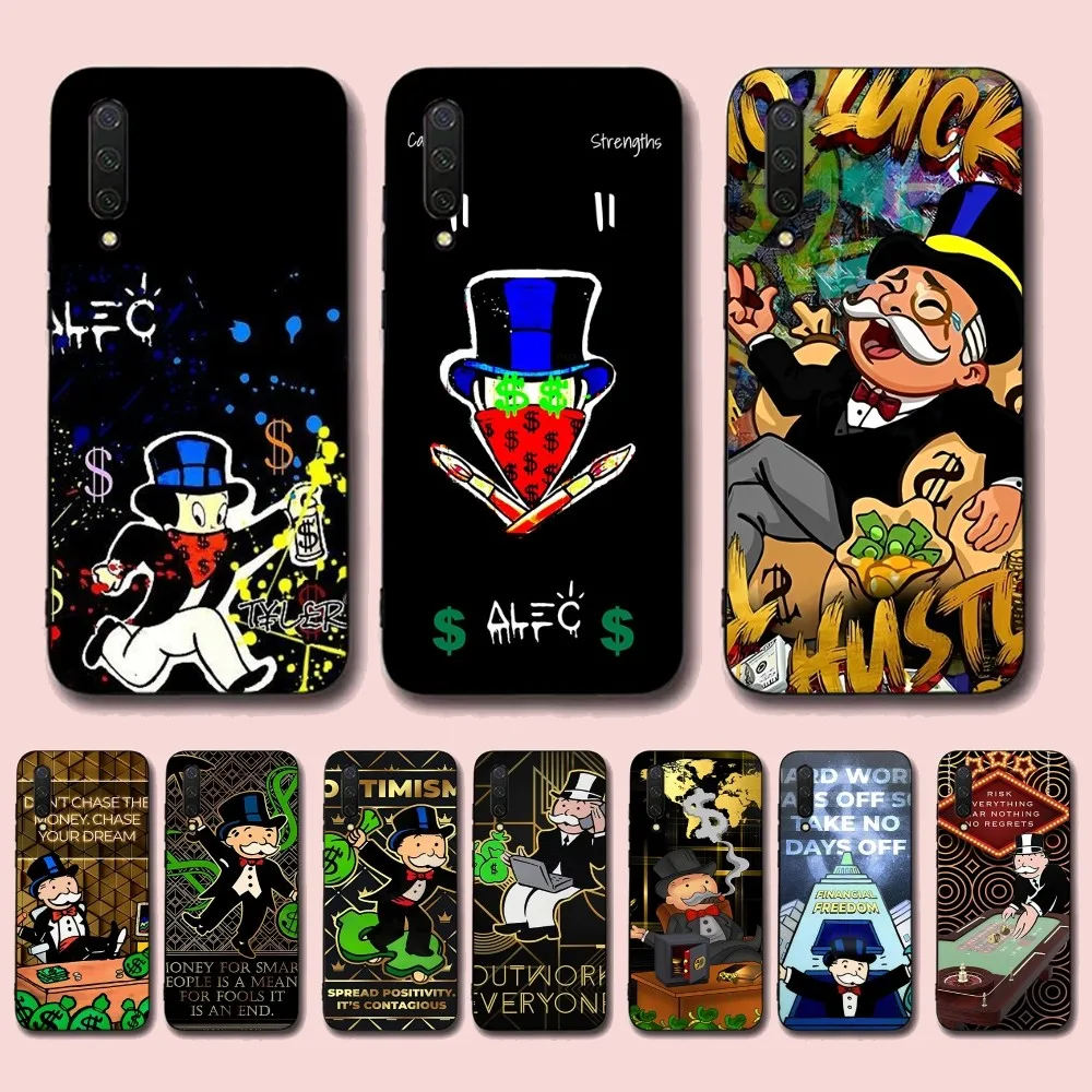 z kreskówek Luksusowe etui na telefon Dollar MonopolyS do Xiaomi Mi 5X 8 9 10 11 12 lite pro 10T PocoX3pro PocoM3 Note