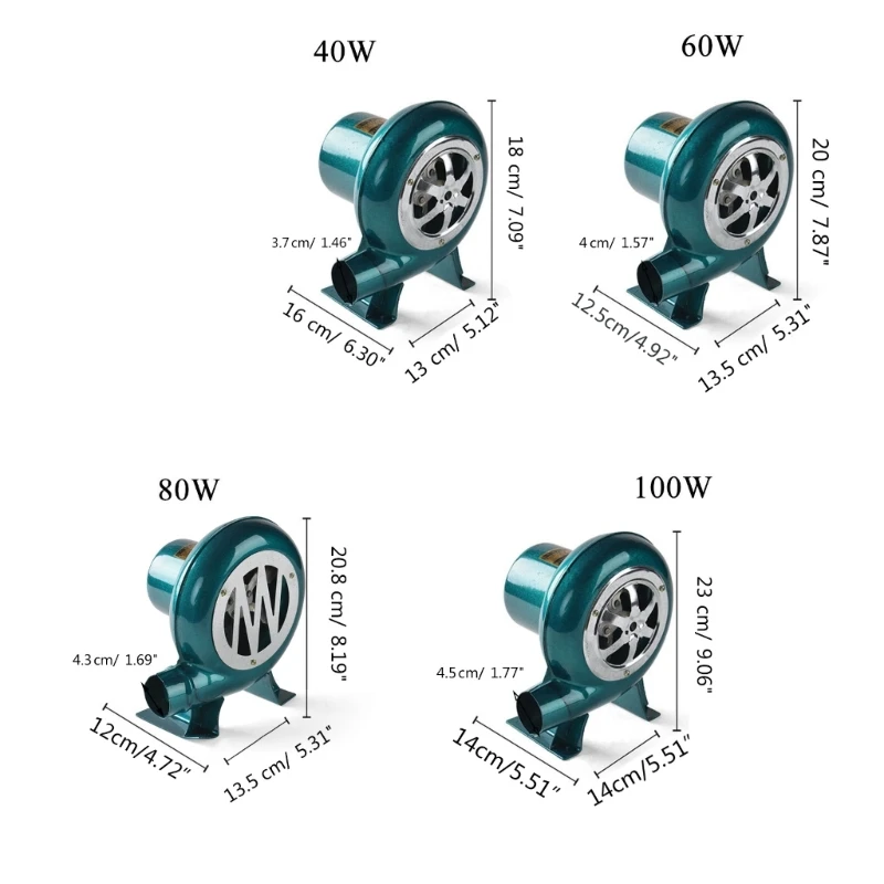 Вентилятор для барбекю пикника кемпинга угольной печи вентилятора регулируемая
