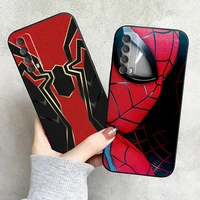marvel spider man phone case for huawei p smart z 2019 2021 p20 p20 lite pro p30 lite pro p40 p40 lite 5g funda liquid silicon