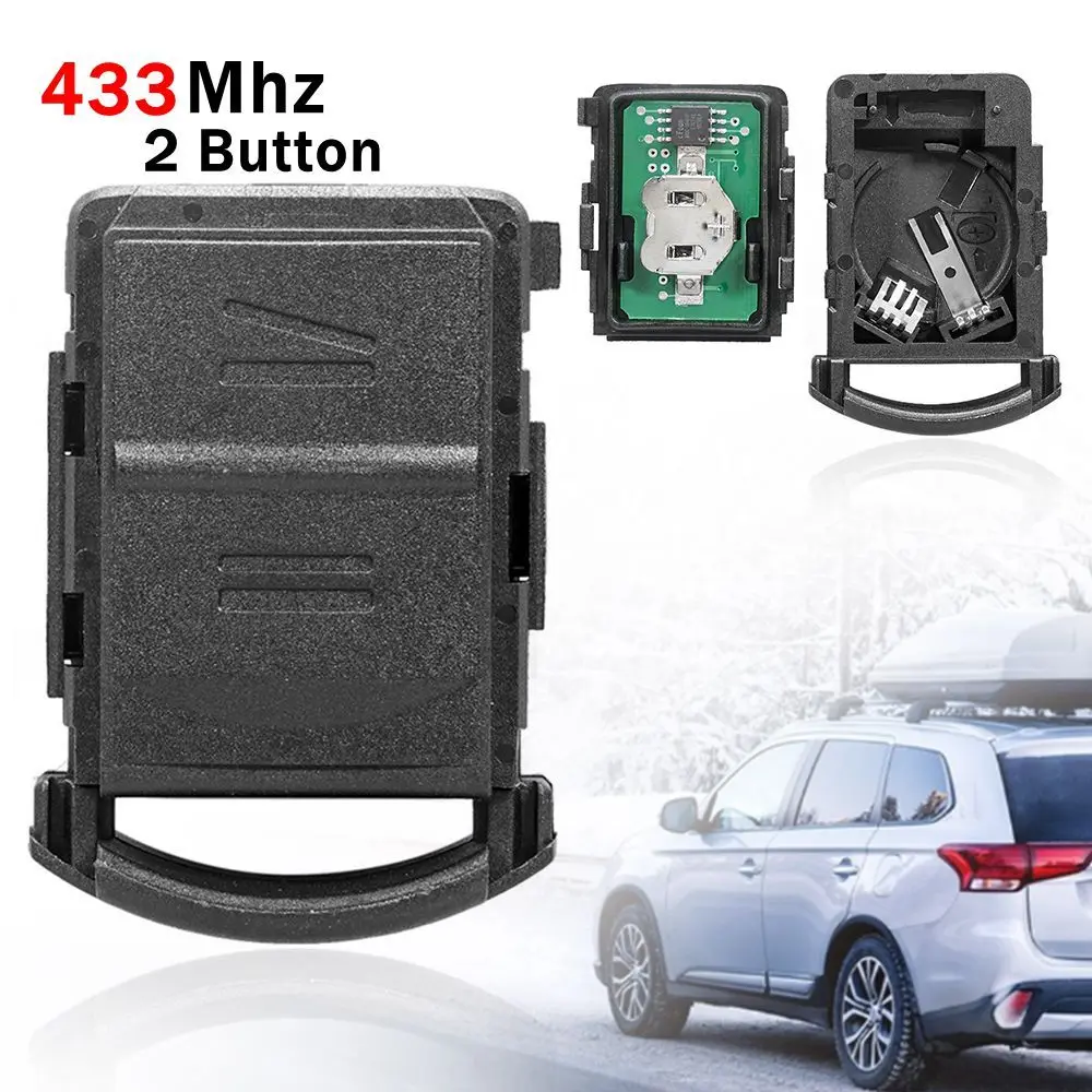 

2 Buttons 433Mhz Remote Control Key Car Key for Opel for Corsa without Blade
