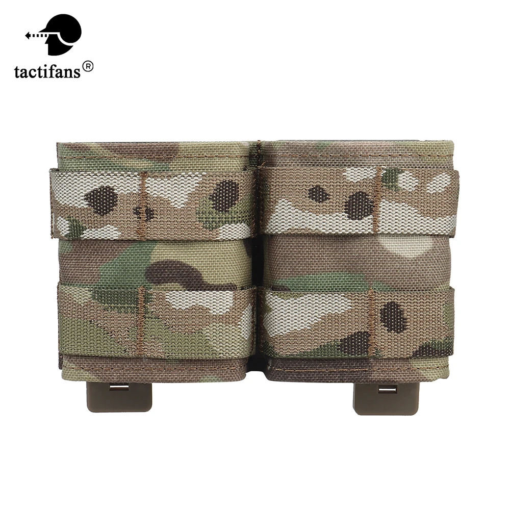 

MOLLE Double 5.56 Magazine Pouch MAG Retention Insert Malice Strap Clip Low Profile For Tactical Hunting Belt