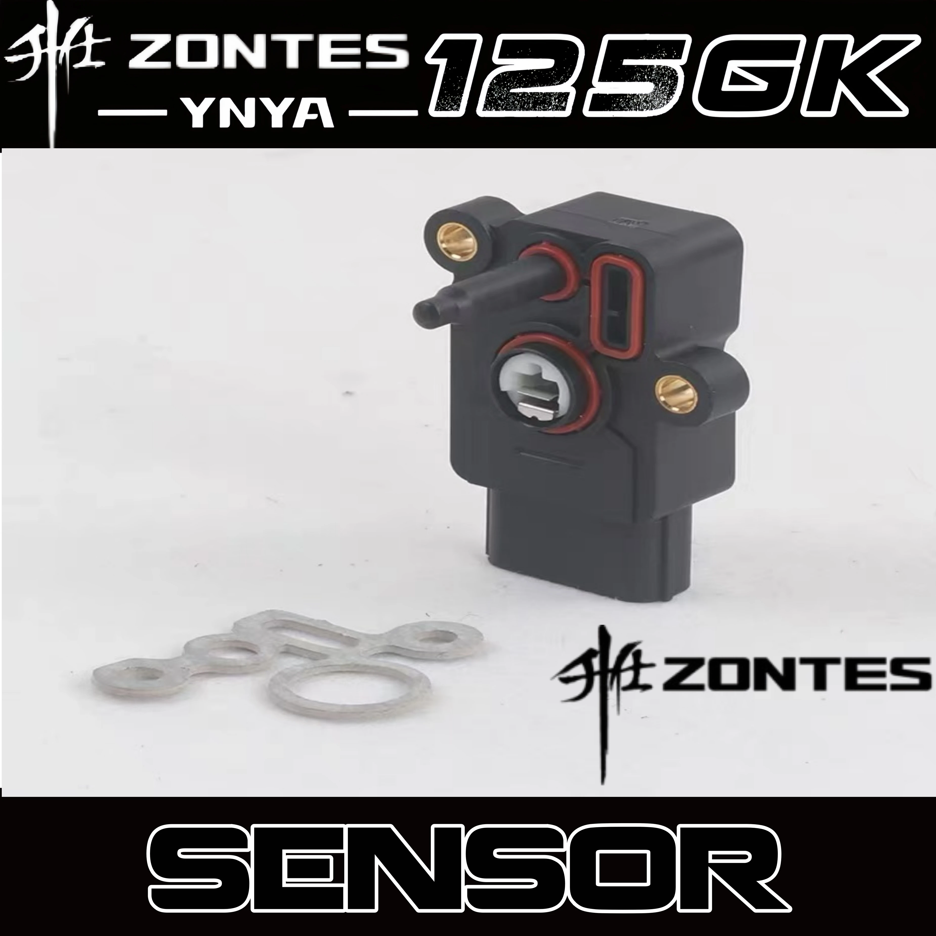 Фото Датчик дроссельной заслонки (3-в-1) для мотоциклов ZONTES 125GK-G1-G2-U-U1-U2-Z2, оригинальные запчасти контроллера №1