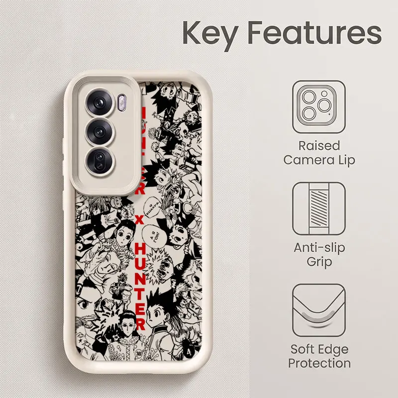 Фото Аниме Hunter X Hunter Противоударный силиконовый чехол для телефона Oppo Realme 16 Pro 15T 15 14 12X 12 11 10 9 8 7 6i 5S 5 Pro Funda Cover №2