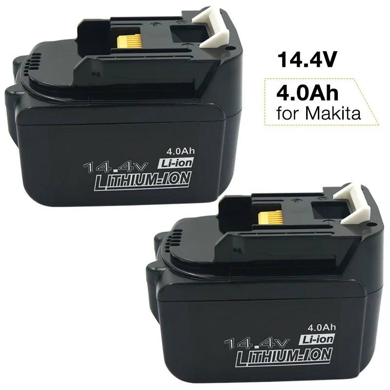 2 шт. 14 4 В 0 Ач сменные литиевые батареи со светодиодным индикатором для