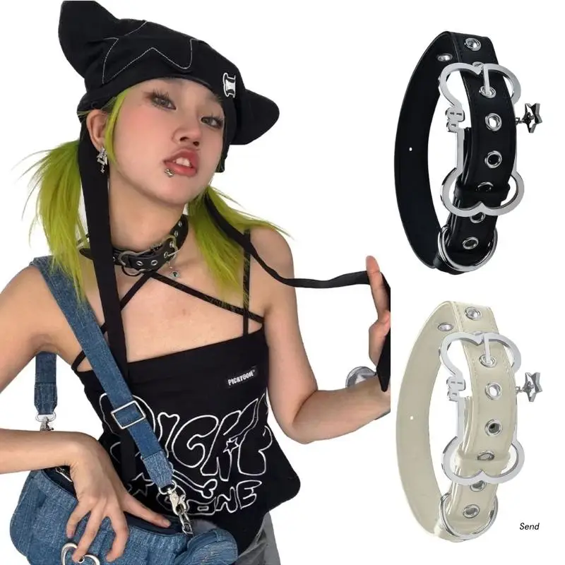 

Кожаная дизайнерская цепочка для шеи в стиле O, ювелирные изделия, подарок на день рождения