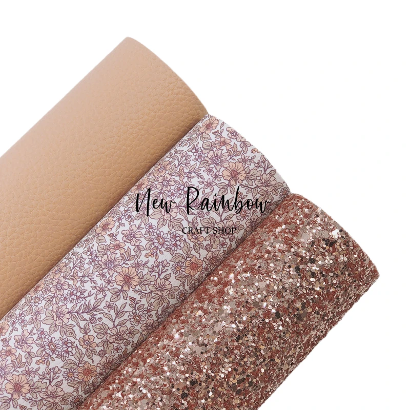 Новый элегантный бежевый лист из искусственной кожи радужного цвета в стиле