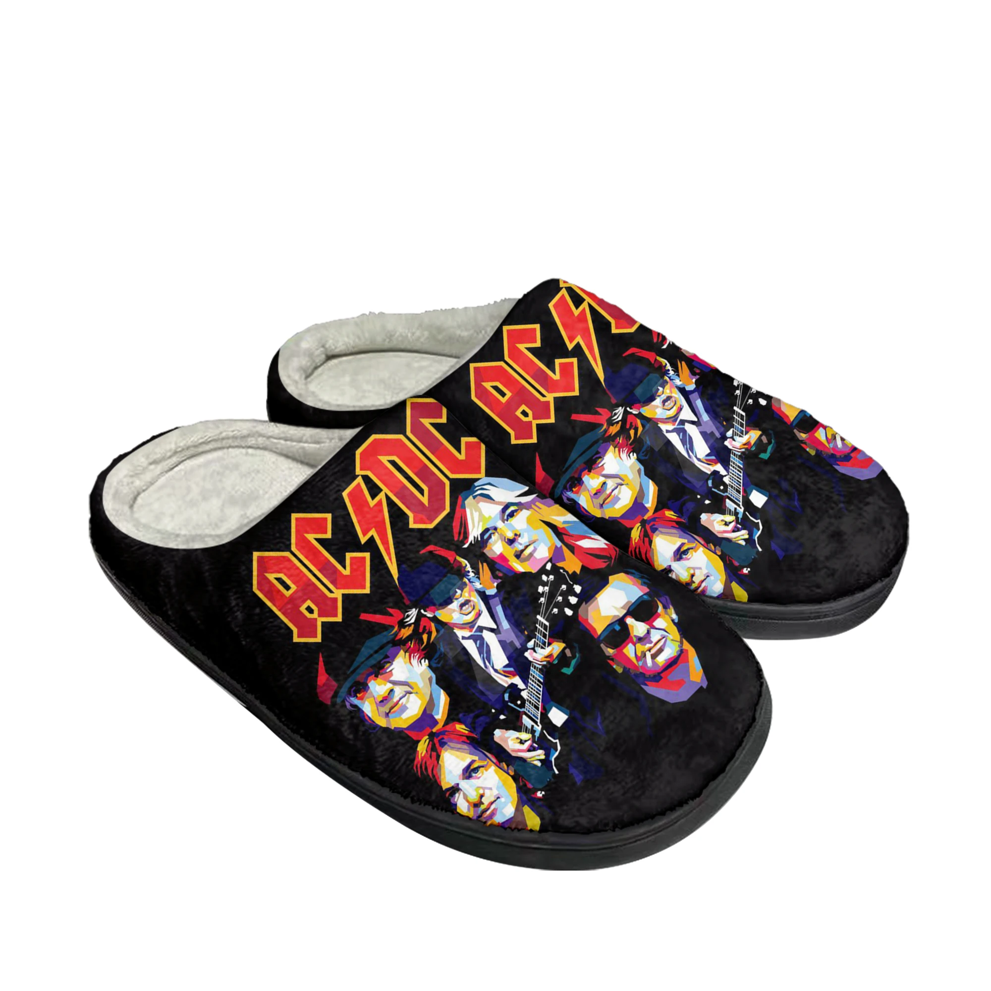 Dc Mens Women Sandals Plush Casual Keep Warm Shoes Couple Th