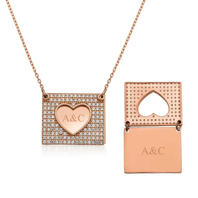 

Tevuli 925 Sterling Silver Personalized Heart Lady Necklace