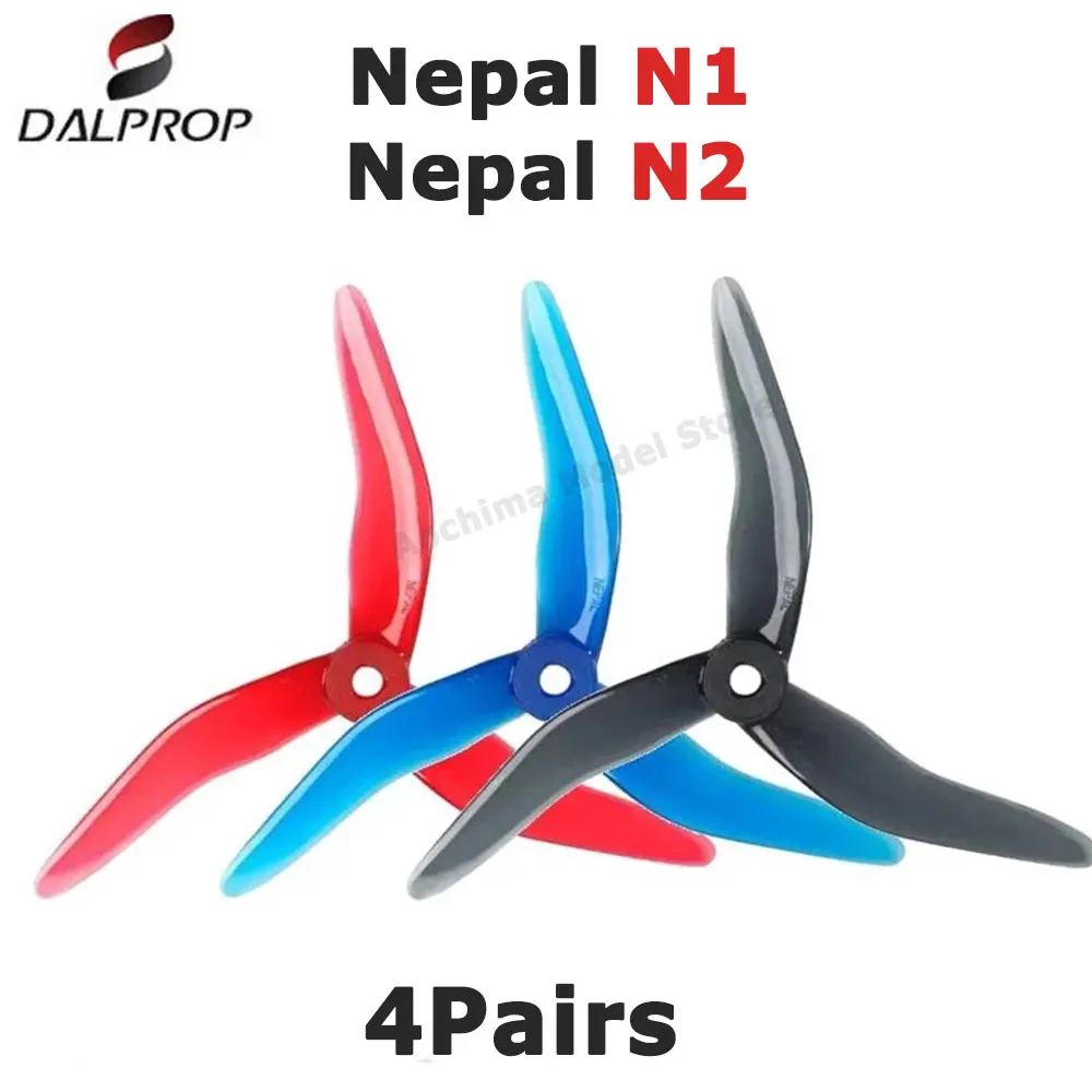 

Foxeer DALPROP Nepal N1 5143 N2 T5142.5 3 Blade FPV Propeller CW CCW POPO Freestyle for RC Drone FPV Racing