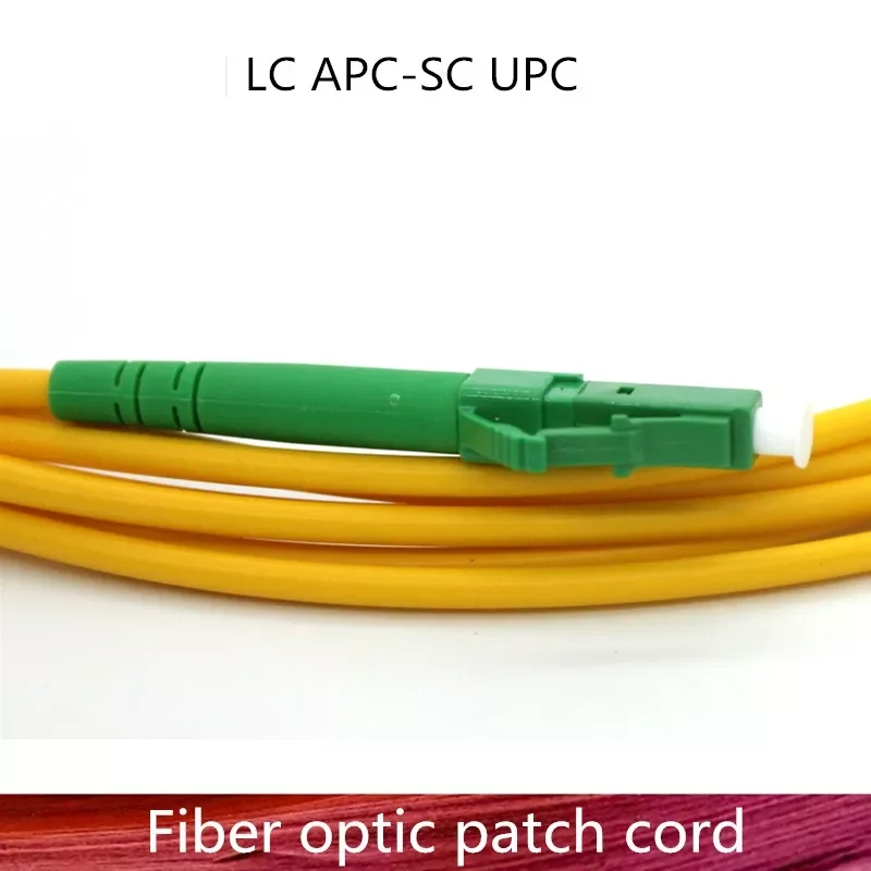 LC/APC to SC/UPC Fiber Optic Patch Cord Cable LC-LC 1m/3m/5m/10m/20m/30m Jumper Single Mode Simplex