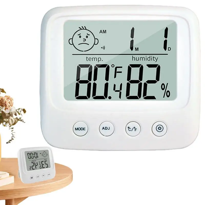 

Цифровой гигрометр, домашний термометр для комнатной температуры, точный датчик влажности и температуры с/дисплеем для