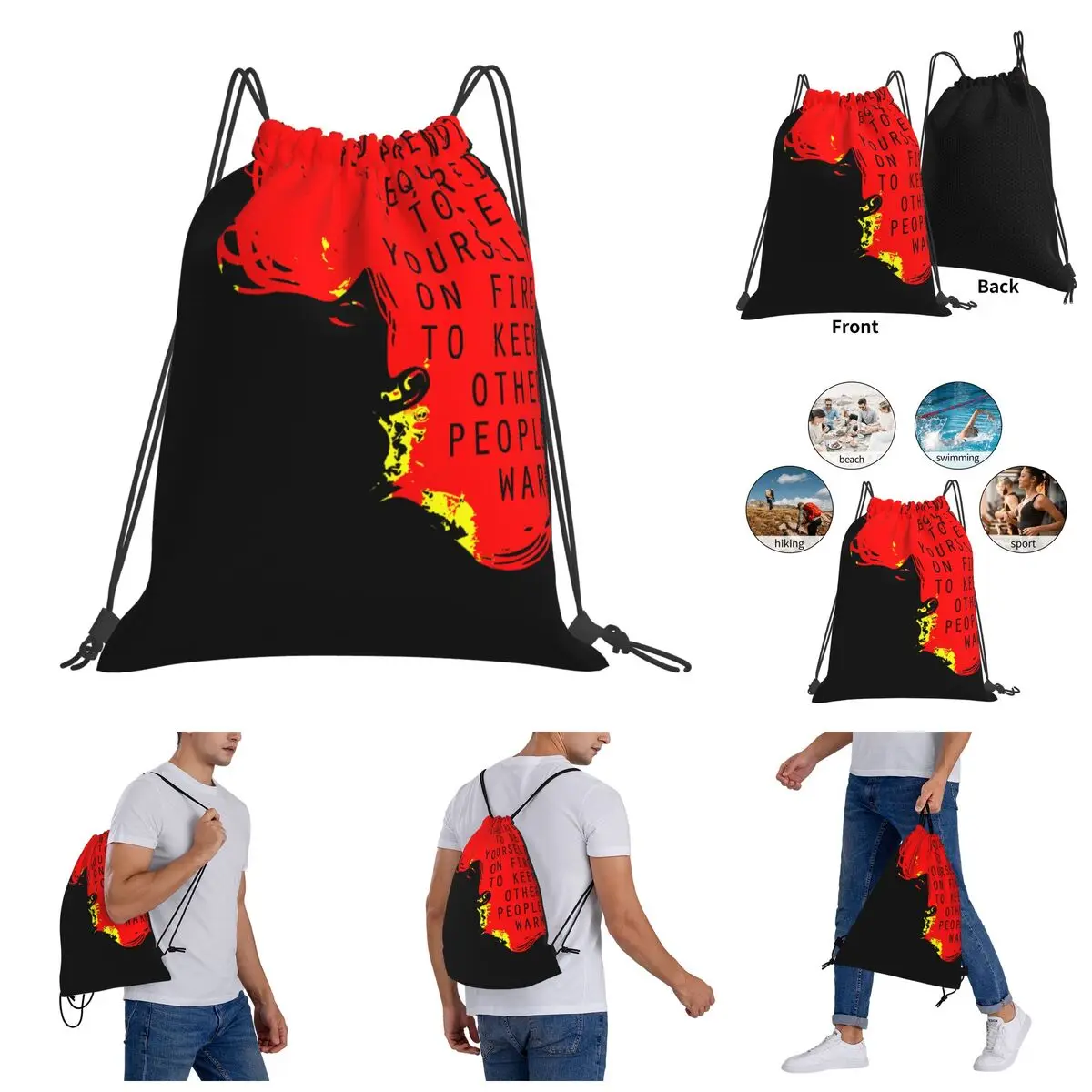 

Infantry pack Glennon Doyle Untamed Self Love Glenno Funny Novelty Creative Drawstring Bags Gym Bag Backpack