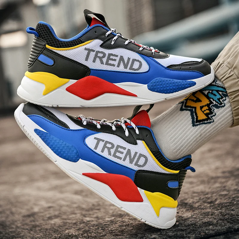 2022 Fashion Men Casual Running Shoes Breathable Comfortable Mesh Brand Sneakers Sweat-absorbent Deodorant Sports Shoes 39-44