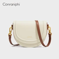conraniphi new hobos design trendy ladies fashion shoulder messenger cream color underarm female crossbody bag luxury