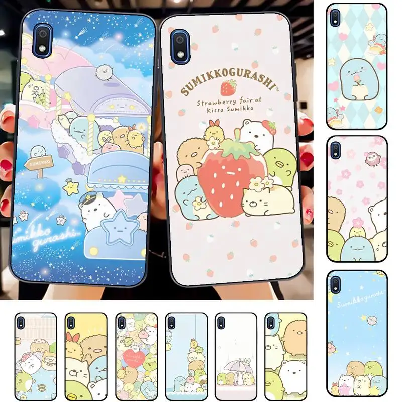 

Japan anime sumikko gurashi Phone Case for Samsung A51 01 50 71 21S 70 31 40 30 10 20 S E 11 91 A7 A8 2018