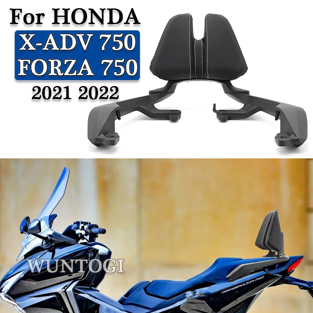 

XADV 750 Accessories Motorcycle Passenger Seat Rear Backrest For Honda X-ADV 750 FORZA 750 2021 2022 Passenger Back Rest Pad