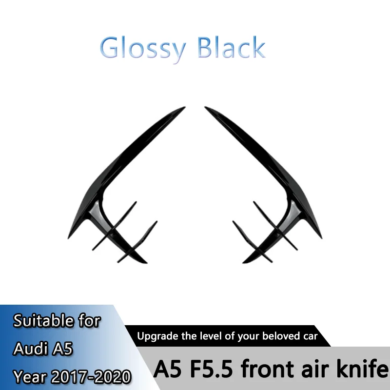 

Подходит для Audi A5 S5 F5.5 Sline 2021-2024, передняя решетка, спойлер, детали модификации воздуховыпускного отверстия
