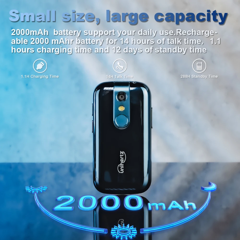 Unihertz Jelly 2 Small Smartphone Helio P60 Octa Core Android 11 6GB 128GB 16MP Cellphone 2000mAh Battery Dual SIM Mobile Phone