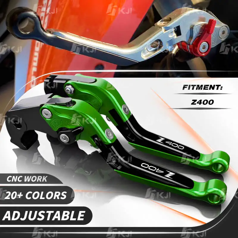 For Kawasaki Z400 Z 400 2019-Present Clutch Lever Brake Lever Set Adjustable Folding Handle Levers Motorcycle Accessories Parts