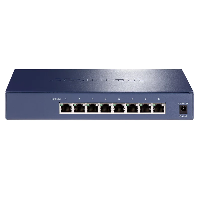 

TP LINK IEEE 802.3ab 802.3bz 2.5Gbps 8 Port Ethernet Switch TL-SH1008