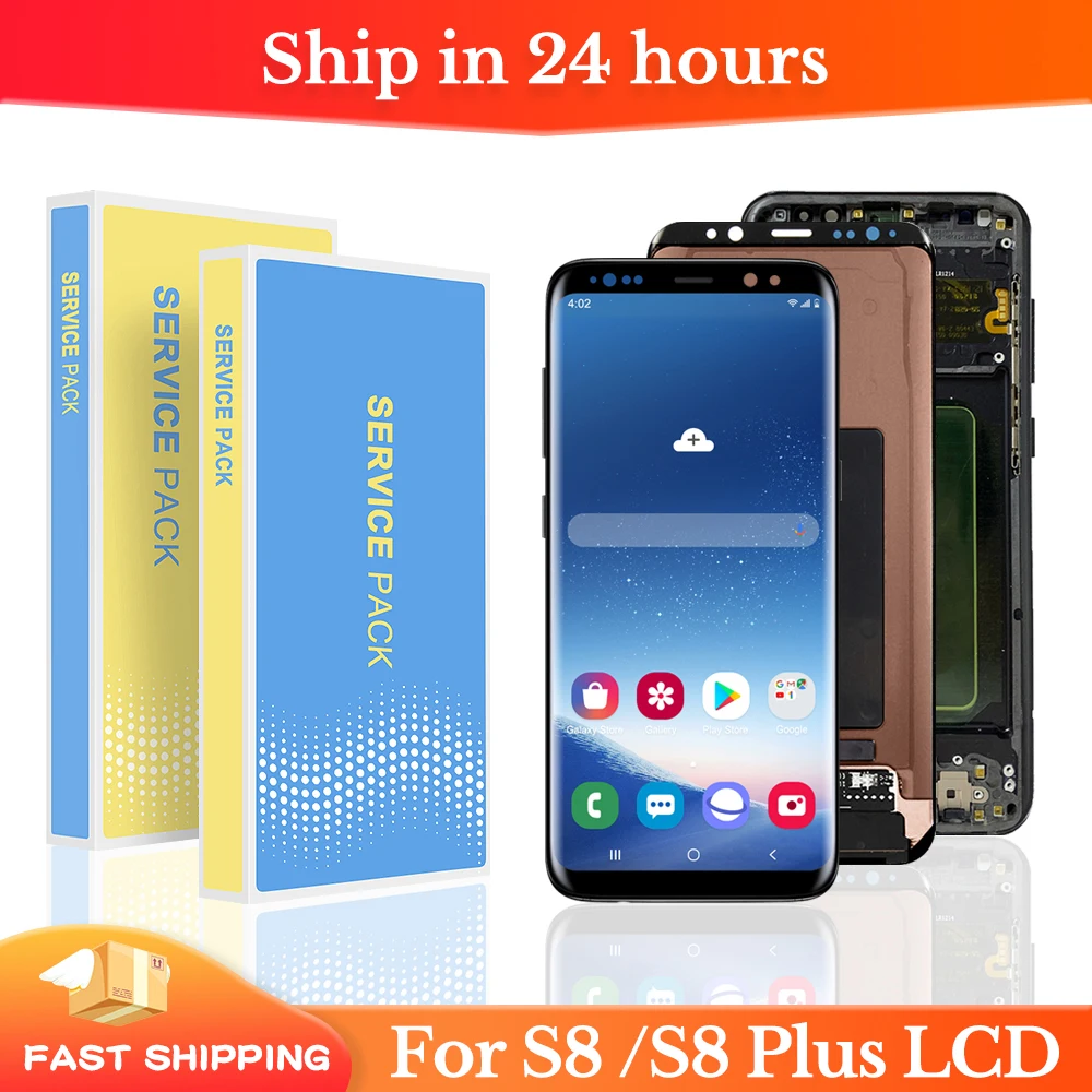 Kup Oryginał Do Samsung Galaxy S8 G950F Wyświetlacz LCD Z Ramką Ekran Dotykowy Digitizer Do Samsung S8 Plus G955F Wyświetlacz Montaż Kup Oryginał Do Samsung Galaxy S8 G950F Wyświetlacz LCD Z Ramką Ekran Dotykowy Digitizer Do Samsung S8 Plus G955F Wyświetlacz Montaż