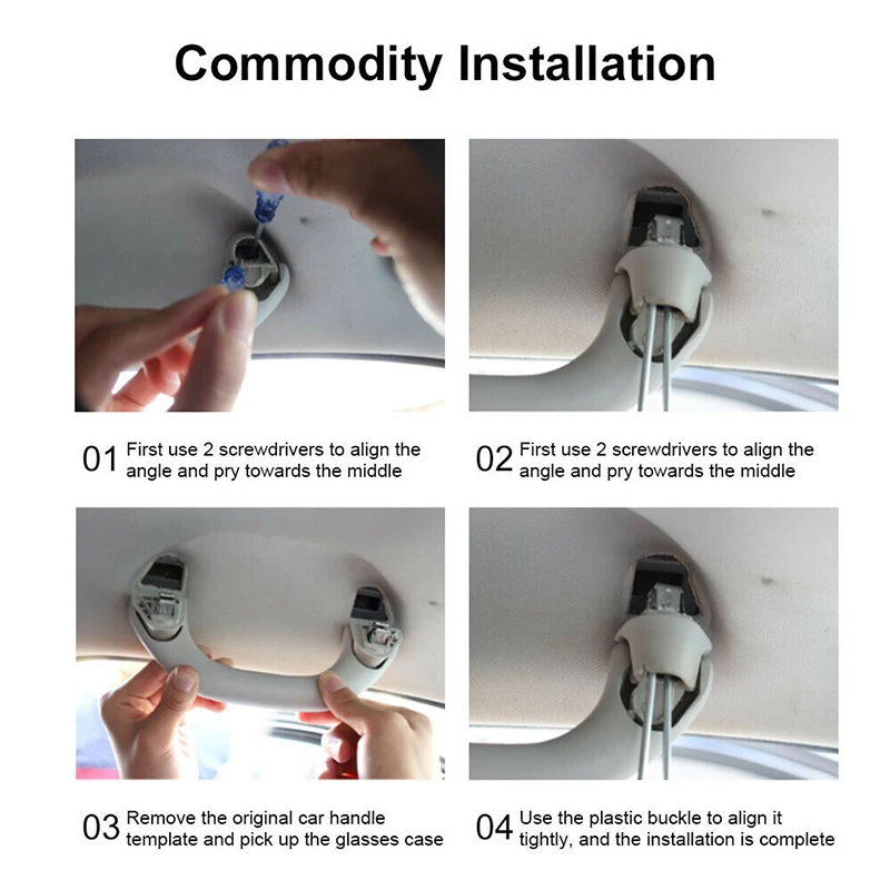 Автомобильный держатель для солнцезащитных очков коробка хранения Аксессуары