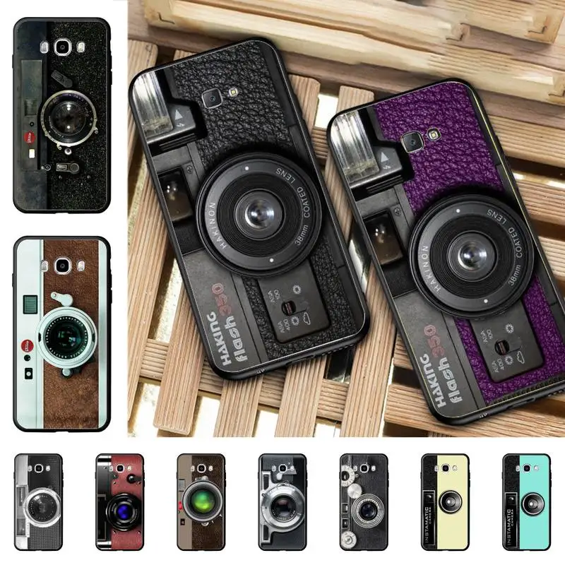

Retro Vintage Camera Phone Case for Samsung J 2 3 4 5 6 7 8 prime plus 2018 2017 2016 core