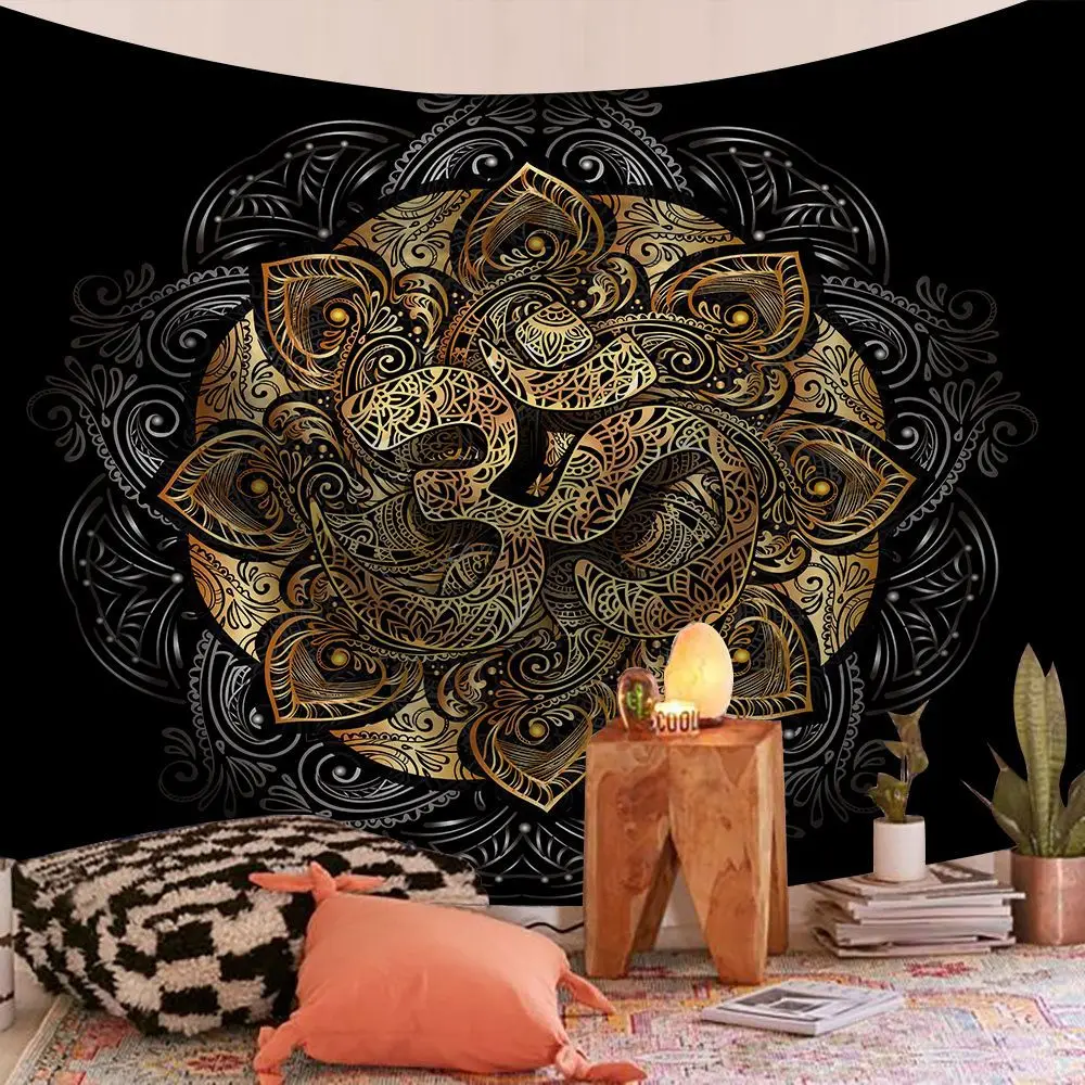 

Mandala Witchcraft Tapestry Wall Hanging Mandragora Throw Rug Blanket Travel Mattress Bohemian Tapestries Room Decoration Gift