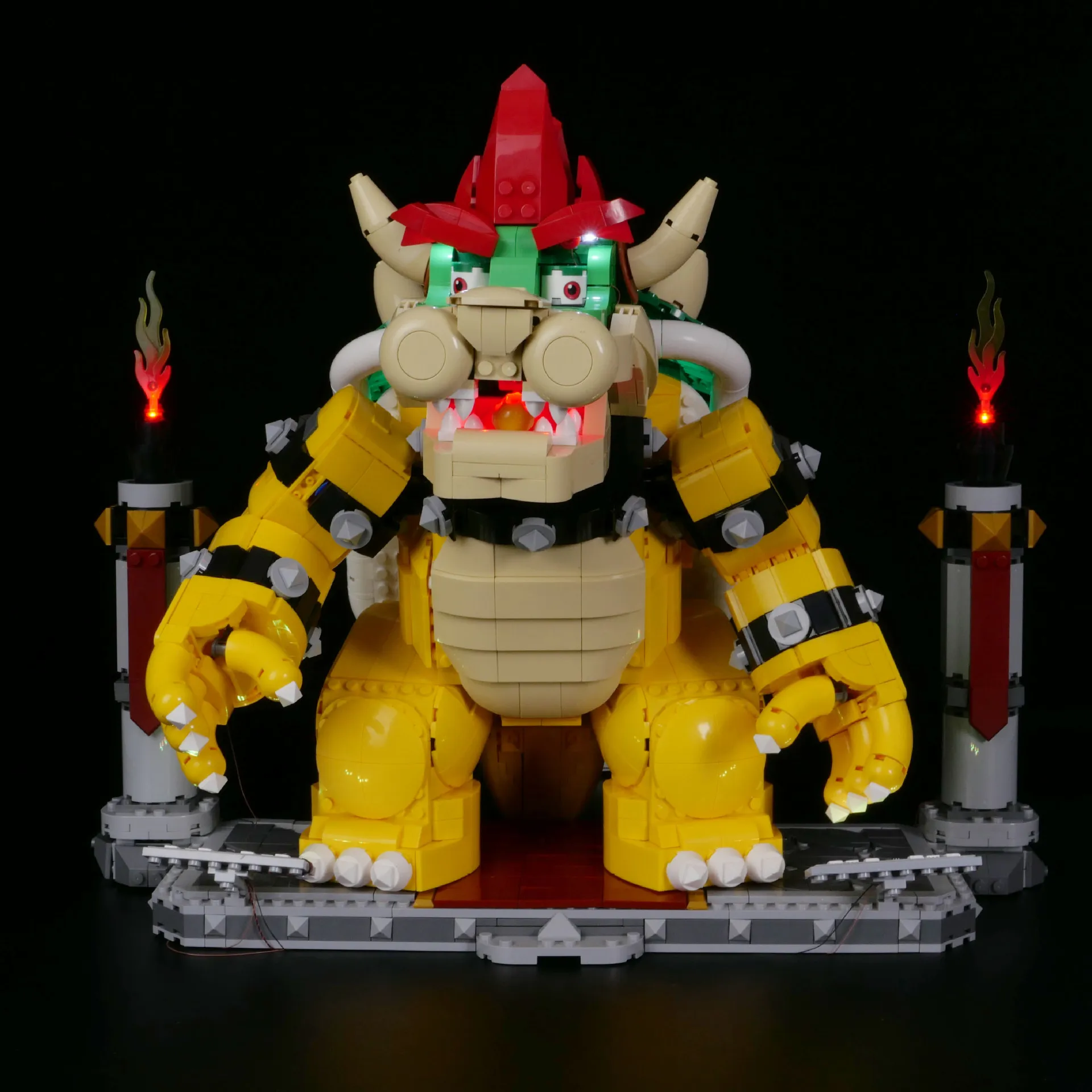 Не входит в комплект строительных блоков Φ Kit для Mighty Bowser 71411 игрушки сделай сам