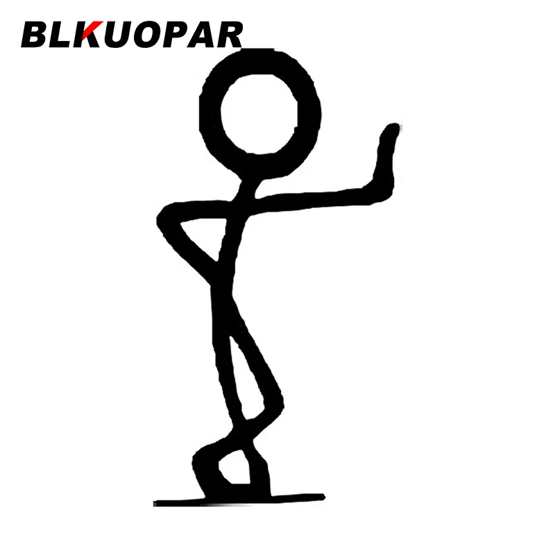 

BLKUOPAR Boy Leaning Against Wall Car Stickers Waterproof Decal VAN Occlusion Scratch Helmet Sunscreen Vinyl Material Decoration