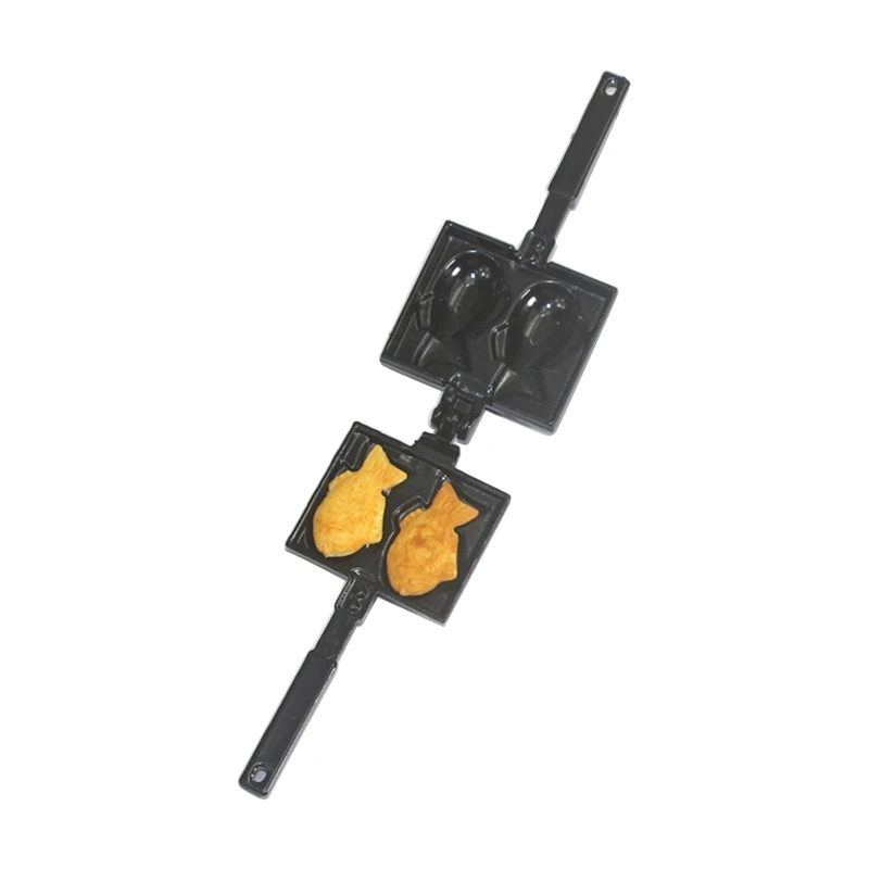 

Kitchen Toy Scaled Taiyaki Dessert Model with Cooking Mold Doll House Accs Play Kitchen Utensil Girl Boy Role-Play Props