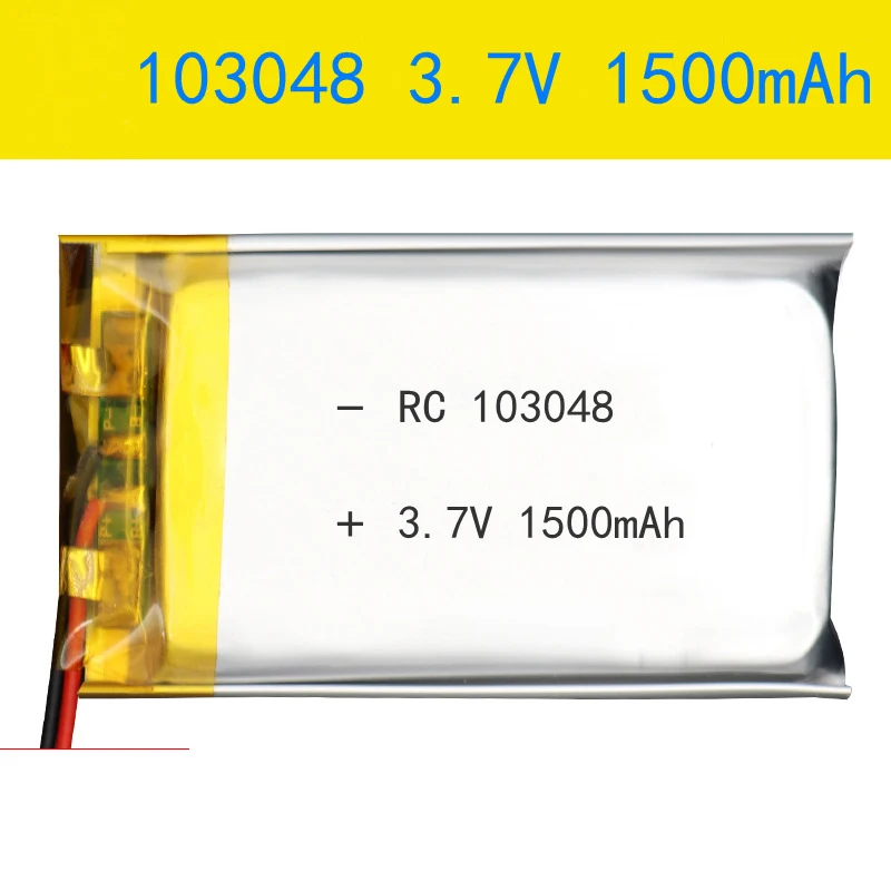 

3,7 в 103048 1500 мАч литий-полимерная батарея, литий-ионные литий-полимерные аккумуляторы с внешним аккумулятором для GPS электрической бритвы