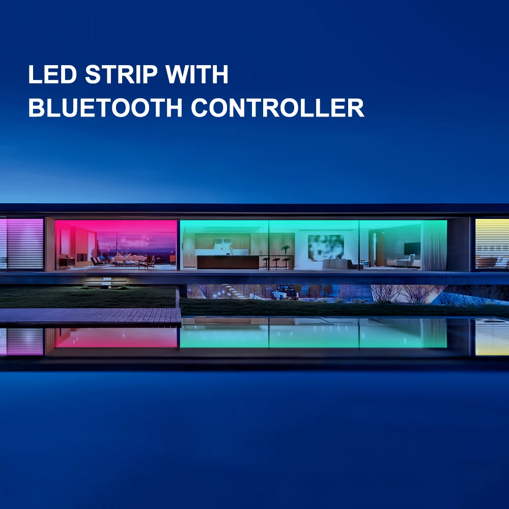 Светодиодные ленты WIFI Светодиодный светильник Bluetooth RGB 5050 SMD 2835 Гибкий 30 м 25