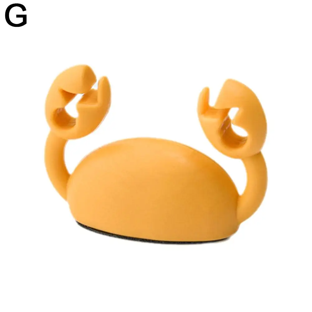 Милый органайзер для кабеля в виде краба зажим передачи данных подставка