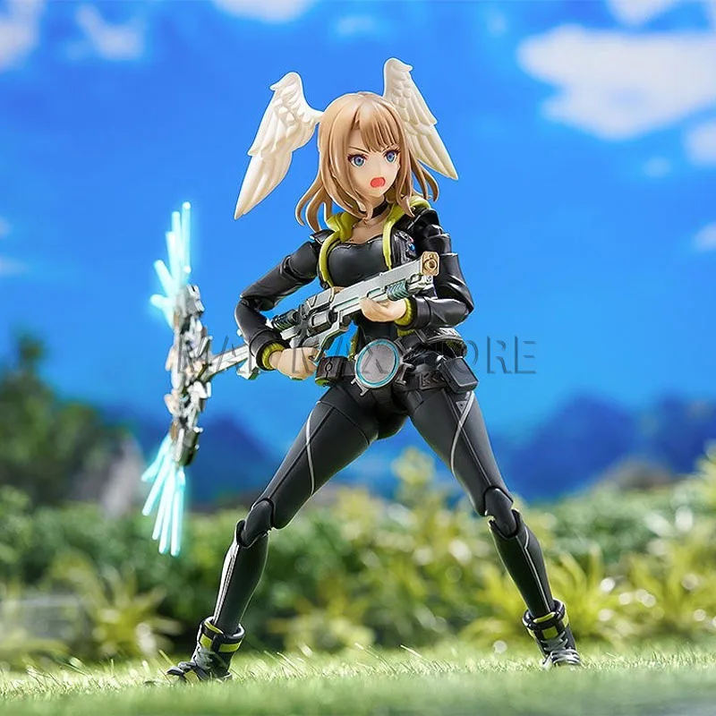 Фото В наличии: Оригинальная фигурка GOOD SMILE COMPANY FIGMA 635 Xenoblade3 Eunie в коробке, модель-игрушка, подарок для ребенка, упаковка в пенопластовой коробке №5
