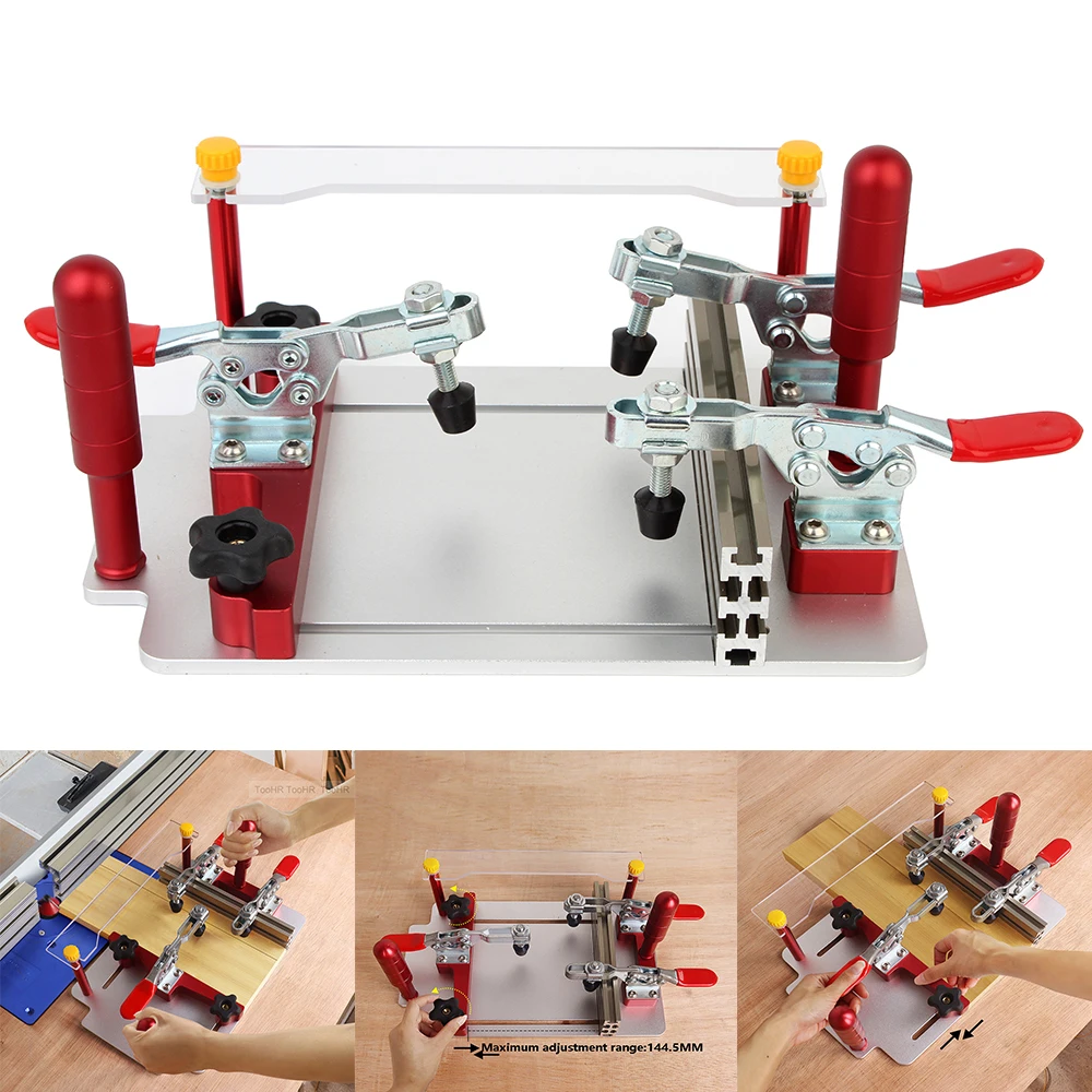 

Cuts Clean Tool Woodworking Joints Safe Coping Sled Tables Push Router Precise Saw for Block Table Saws Band