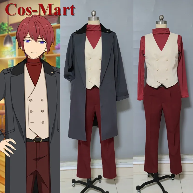 

Cos-Mart Game Ensemble Stars Suou Tsukasa Cosplay Costume Business Suit Uniforms Activity Party Role Play Clothing Custom-Make