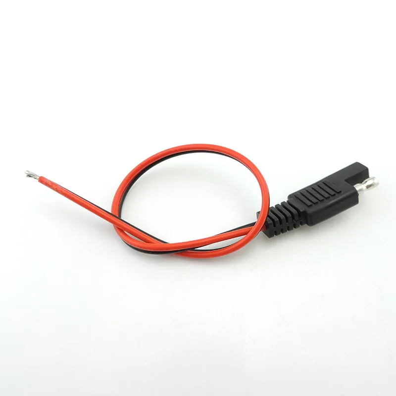 

2 Pin 30CM 10A 18AWG SAE Power Connector Cable Automotive Extension SAE copper Cable Quick Disconnect Solar panel Cord wire o1