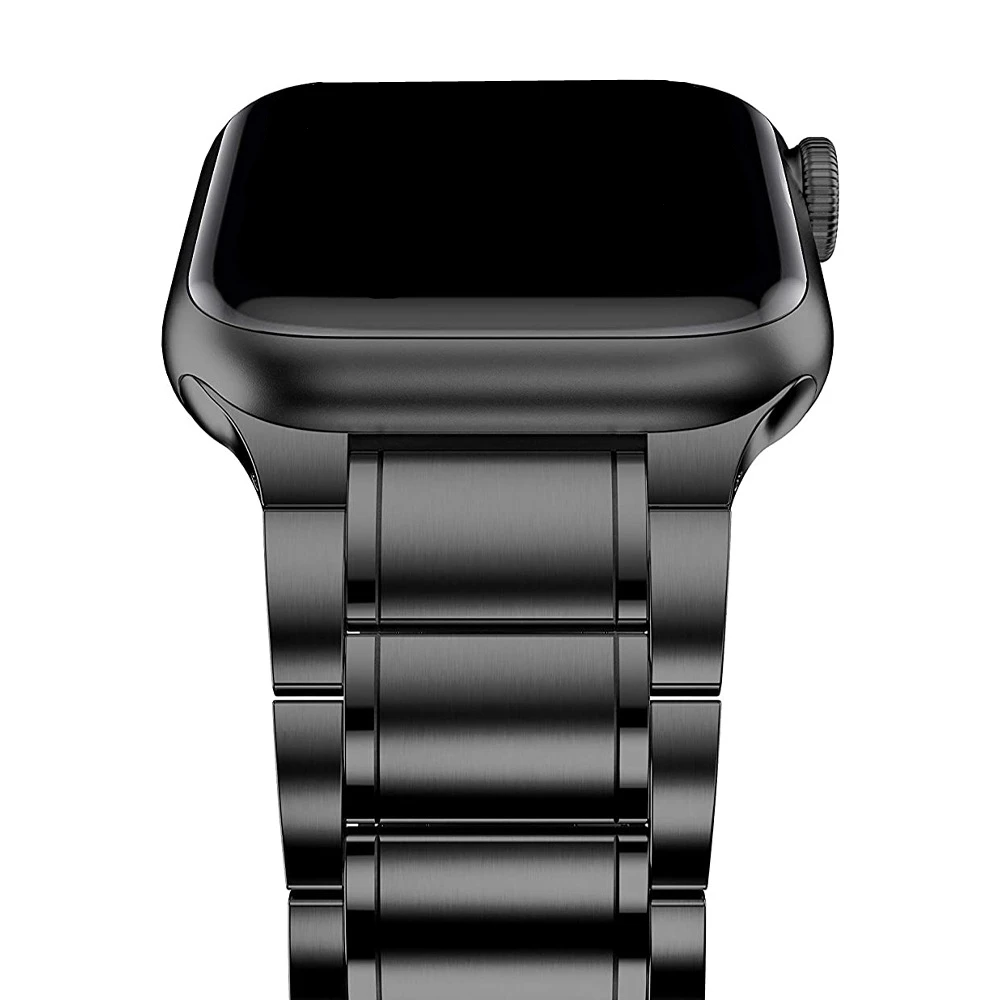 

Ремешок титановый для Apple Watch Ultra 49 мм 45 мм 41 мм 44 мм 40 мм 38 мм 42 мм, роскошный мужской металлический браслет для iWatch 8 7 6 5 4 3 SE